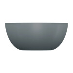 OMNIRES - SHELL M+ umyvadlo na desku, O35 cm, popelavě šedá matná SHELL350UNAG