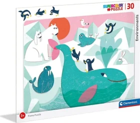 Clementoni PUZZLE Život za polárním kruhem
