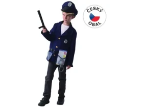 MaDe 09350 - Šaty na karneval - policista, 130 - 140 cm
