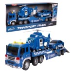 MalPlay Policejní transportér s helikoptérou a autem