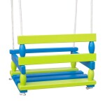 Houpačka dřevěná zelená 38x29 cm, Wiky, W048965