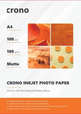 Crono PHPM4A fotopapír matný A4 25ks (PHPMA4-25)