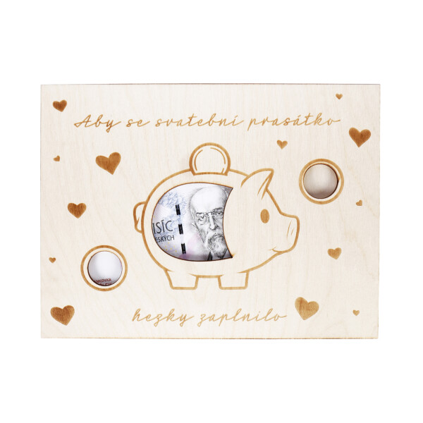 Velká kapsa na peníze - Prasátko