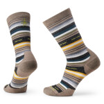 Dámské merino městské ponožky SMARTWOOL Everyday Margarita Crew Socks, Fossil velikost: 38-41 (M)