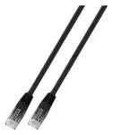 EFB K8100SW.7,5 černá / Patch kabel / Cat6 U/UTP / 7,5 m / PVC / CCA (K8100SW.7,5)