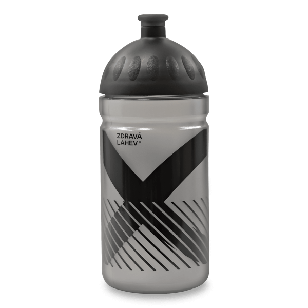 R&B Zdravá lahev 0,5l - SPORT XO černá + náhradní zátka