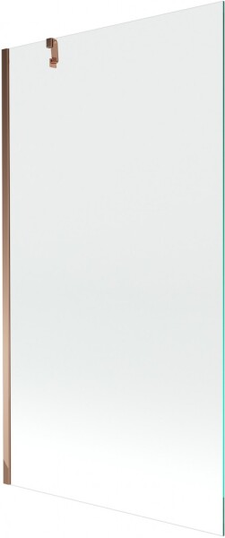 MEXEN/S - Next vanová zástěna FIX 100 x 150, transparent, růžové zlato 895-100-000-00-00-60
