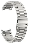 Puro METAL řemínek Samsung Galaxy Watch 4/5/6 stříbrná / Nerezová ocel / Kompatibilní s Galaxy Watch 4-6 Classic/Pro