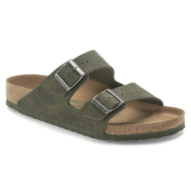Žabky Birkenstock Arizona Vegan Microfaser Regular dámské a pánské Desert Dust Thyme se širokou stélkou (1024550) 50