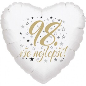98. narozeniny balónek srdce Balonky.cz 98. narozeniny balónek srdce Balonky.cz