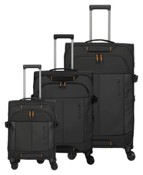 Travelite Briize S,M,L Black S: 33 l / M: 62/67 l / L: 86/92 L TRAVELITE-91040-01