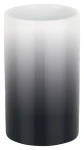 Spirella TUBE Gradient kelímek na kartáčky černo-bílý / keramika