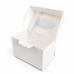 Cake star krabička na 2ks cupcakes nebo dezerty bez vložky 16 x 10 x 10 cm