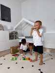 Mamido Montessori Hudební box XXL 4v1 13ks Xylofon Tamburína Harmonika děti 1-2 roky