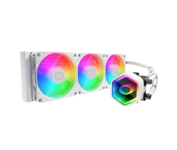 Cooler Master vodní chladič MasterLiquid 360 Core II, 3x120mm, LGA1851, AM5, bílá EDF_1566482