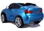 Mamido Elektrické autíčko BMW X6 M dvoumístné XXL lakované modré