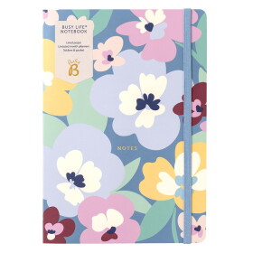 Busy B Linkovaný notes Floral A5, multi barva, papír