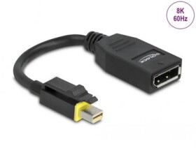 DeLock Adaptér mini DisplayPort 1.4 (M) - DisplayPort 1.4 (F) 0.15m černá (65978)