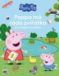 Velká samolepková knížka Peppa má ráda zvířátka