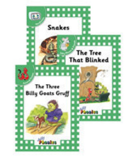 Jolly Phonics Readers, Complete Set Green Level (pack of 18) - Wernham Sara