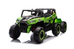 Mamido Elektrické autíčko Buggy UTV 4x4 s vlečkou 24V | 4x200W zelené