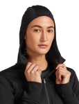 Dámská merino mikina ICEBREAKER Wmns 300 RealFleece Descender LS Zip Hood, Black velikost: XS