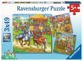 RAVENSBURGER Rytířský turnaj 3 x 49 dílků