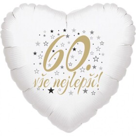 60. narozeniny balónek srdce Balonky.cz 60. narozeniny balónek srdce Balonky.cz