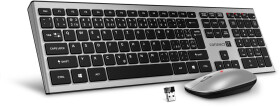 CONNECT IT Combo bezdrátová stříbrná klávesnice + myš, CZ + SK