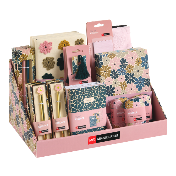 Miquelrius mix produktů, BOHO ESSENCE, 32 ks, displej, mix barev