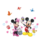 Samolepka Minnie a Mickey Mouse