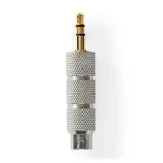 Nedis Stereo audio adaptér jack 3.5 mm (M) - jack 6.35 mm (F) stříbrná / pozlacený (CATB22935GD)