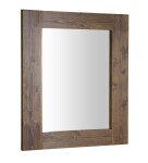 SAPHO - BRAND zrcadlo v dřevěném rámu 60x80cm, mořený smrk BA058S