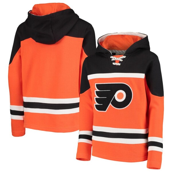 Fanatics Dětská Mikina Philadelphia Flyers Asset Lace-Up Pullover Hoodie Velikost: Dětské let)