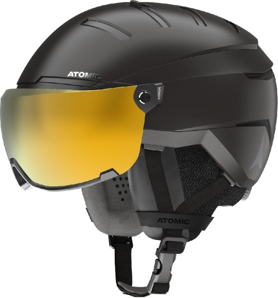 Lyžařská helma Atomic SAVOR GT VISOR STEREO, Black 23/24 Helmy vel.: M/55-59