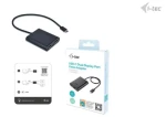 I-tec USB-C Dual 4K/60Hz DP Video Adapter / Redukce / 2× DisplayPort / 4K 60Hz / 8K 30Hz / USB-C (C31DUAL4K60DP)