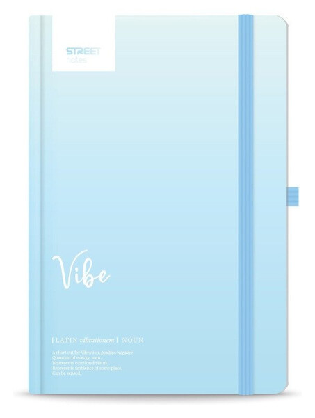 Blok A5, 100l, 80g, linkovaný - Dictionary Vibe s gumou