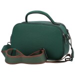 Stylová dámská koženková crossbody kabelka Katin, tmavě zelená