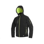 Bunda DURHAM CXS softshellová pánská černo-žlutá M černo-žlutá