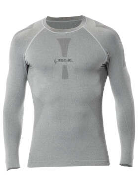 Pánské funkční tričko dlouhým rukávem šedá Barva: model 15070697 Velikost: IRON-IC