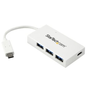 StarTech USB 3.0 HUB 4 porty bílá / 3x USB-A / 1x USB-C / 5 Gbs (HB30C3A1CFBW)