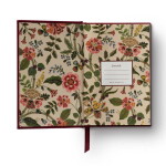 Rifle Paper Co. Vyšívaný linkovaný deník Gracie Mini, červená barva, papír