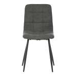 Jídelní židle, šedá, látka, CT-281 GREY2