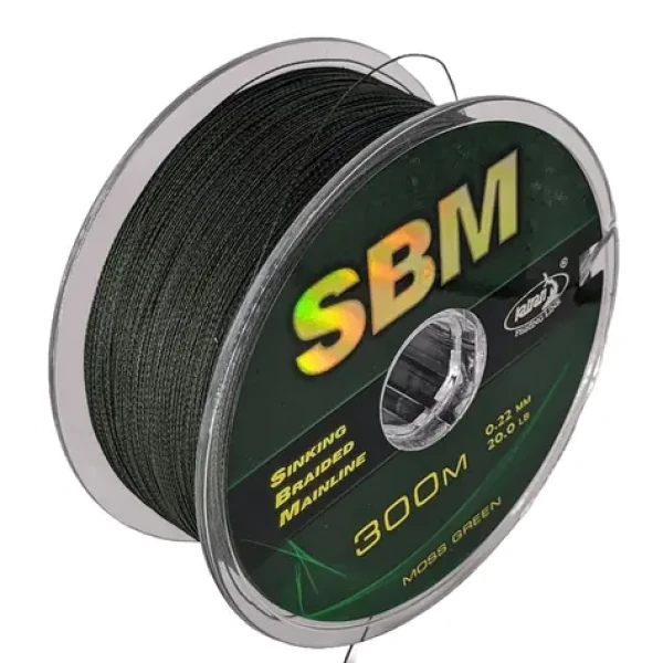 Katran Šňůra Sinking Braided Mainline SBM Green 300m 0,22mm 10,2kg (021922)