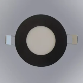 LED podhledové svítidlo CIRCLE 9W 4200K KULATÝ ČERNÝ