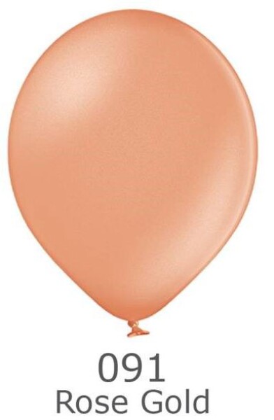 Balónky metalické - 091 Rose Gold Belbal Balónky metalické - 091 Rose Gold Belbal