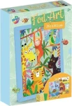 MOXY Kreativní sada Foil Art Zvířata