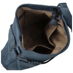 Trendy dámská koženková crossbody kabelka Westa, modrá new