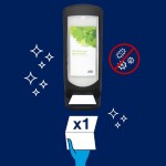 TORK 272212 Xpressnap® vysokokapacitní zásobník na ubrousky barva červená N4