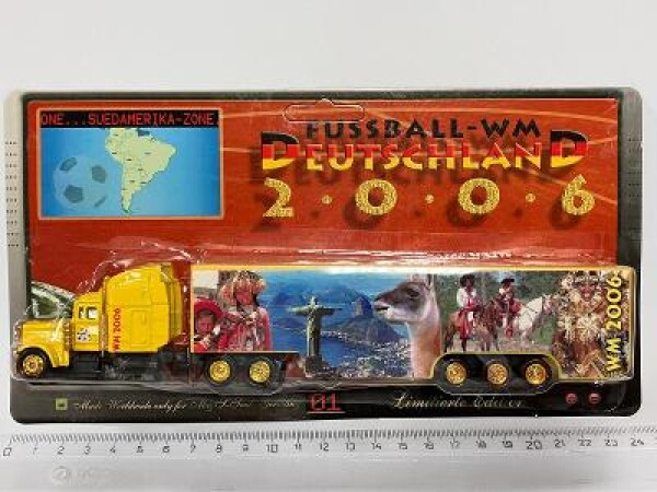 Reklamní US tahač Peterbilt - fotbal MS 2006 - 1:87 H0 (A-112)